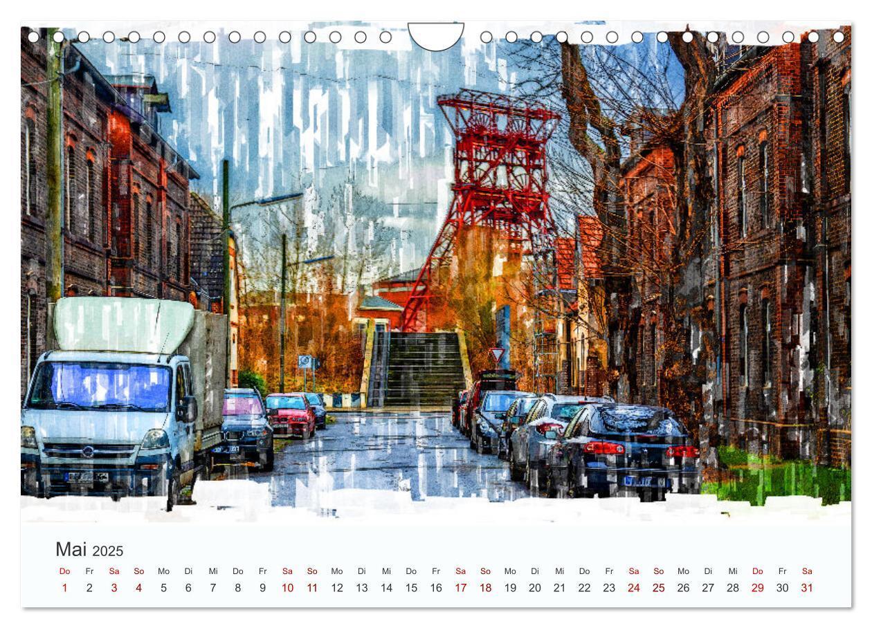 Bild: 9783457224823 | Ruhrpott Art (Wandkalender 2025 DIN A4 quer), CALVENDO Monatskalender