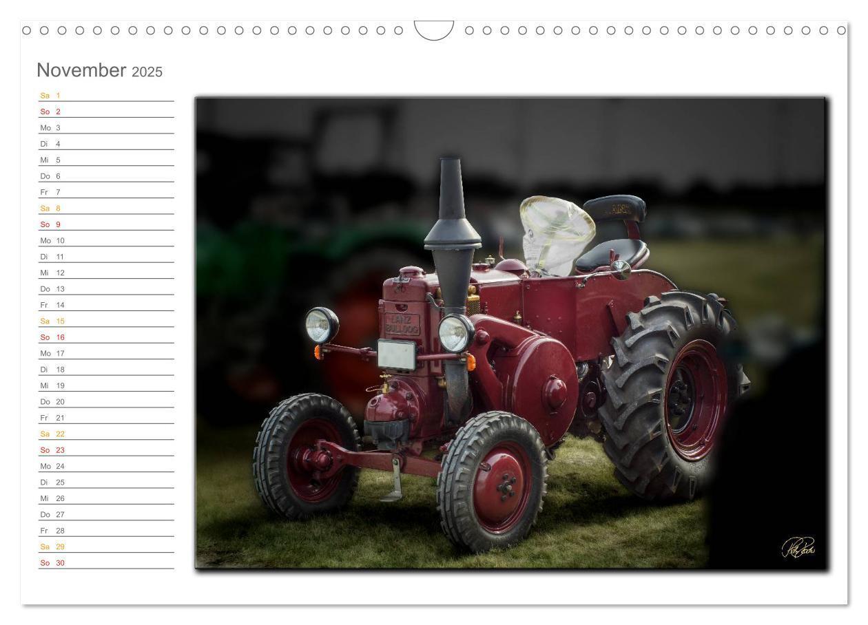 Bild: 9783435634514 | Oldtimer - geliebte Trecker (Wandkalender 2025 DIN A3 quer),...