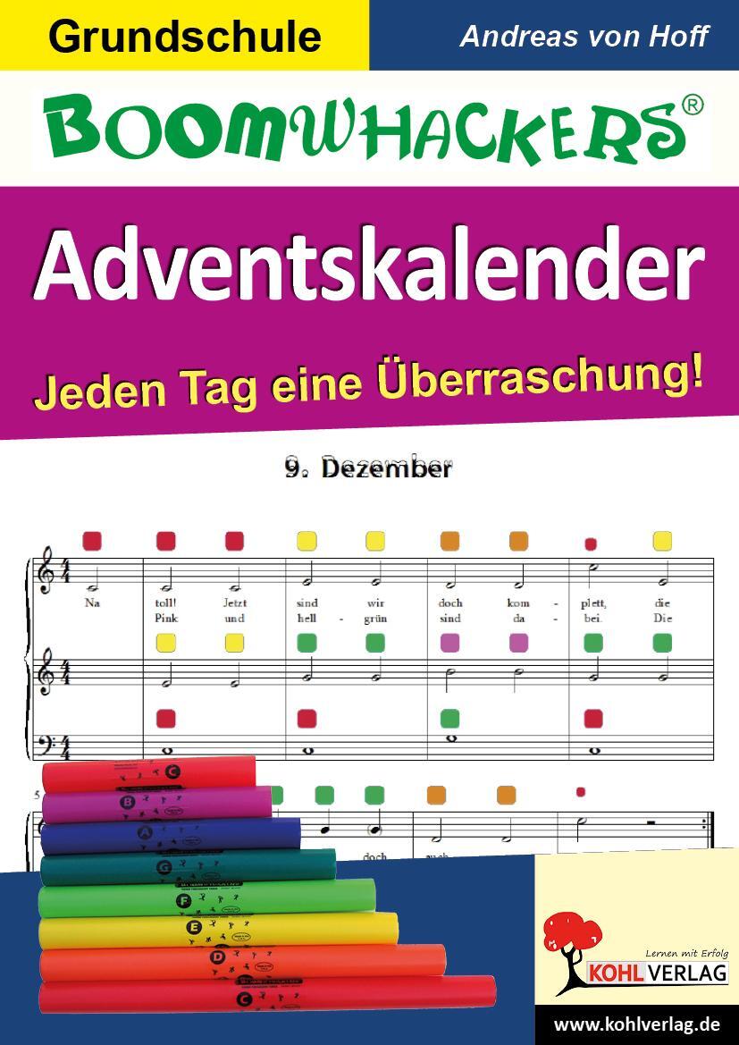 Cover: 9783866323513 | Boomwhackers-Adventskalender | Andreas von Hoff | Broschüre | Deutsch