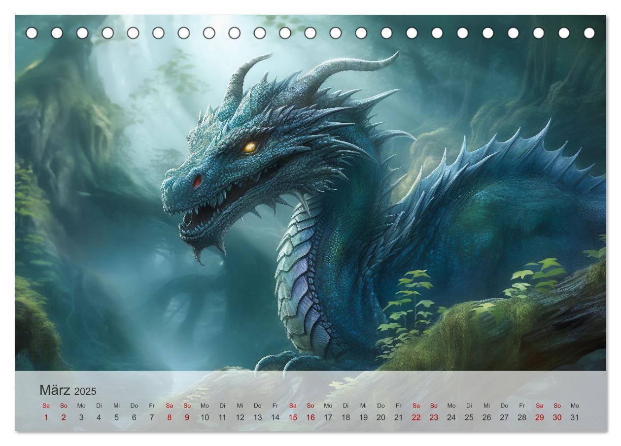 Bild: 9783383839269 | Im Land der schönen Drachen (Tischkalender 2025 DIN A5 quer),...