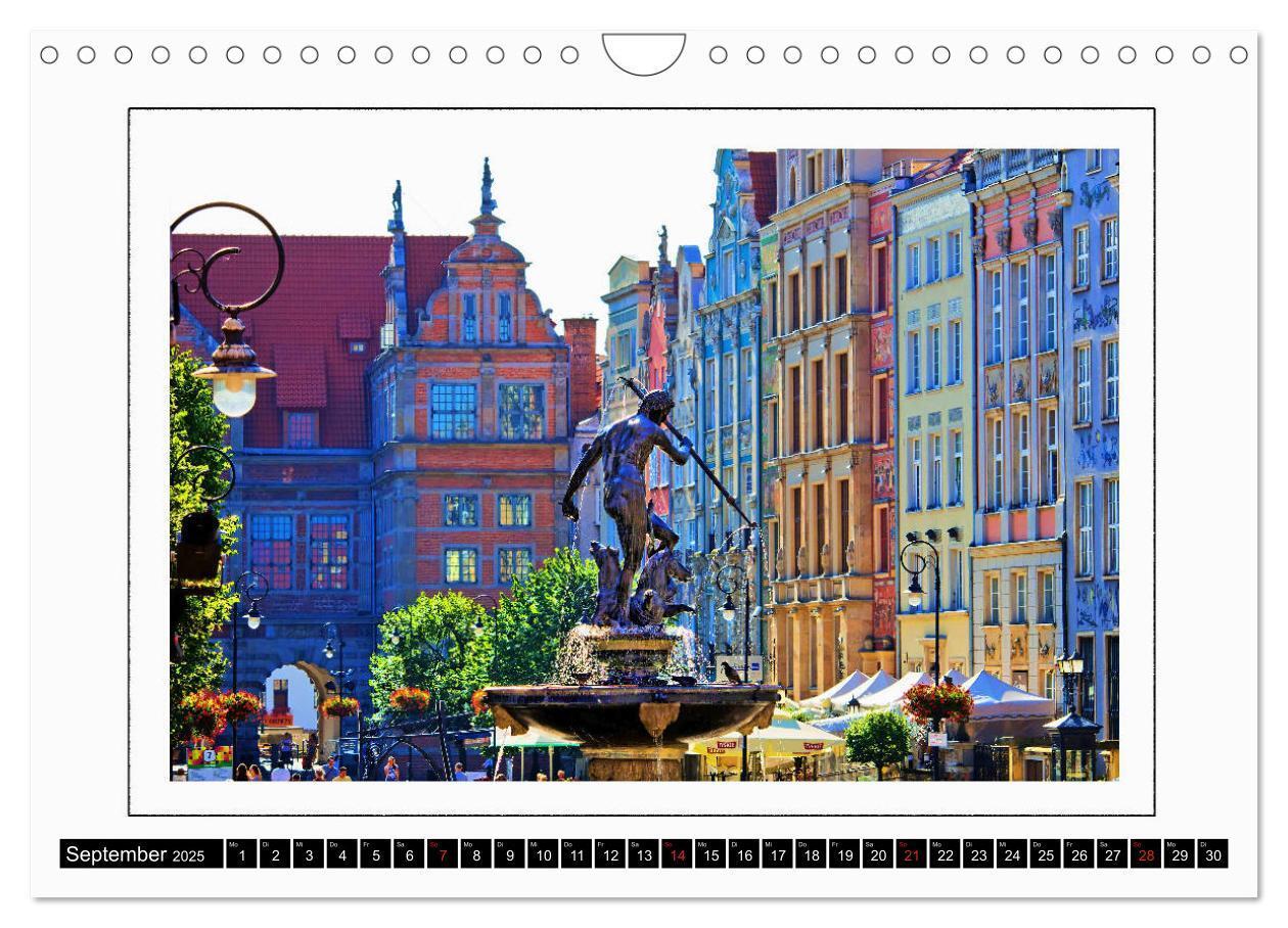 Bild: 9783435665983 | Danzig Gdansk (Wandkalender 2025 DIN A4 quer), CALVENDO Monatskalender