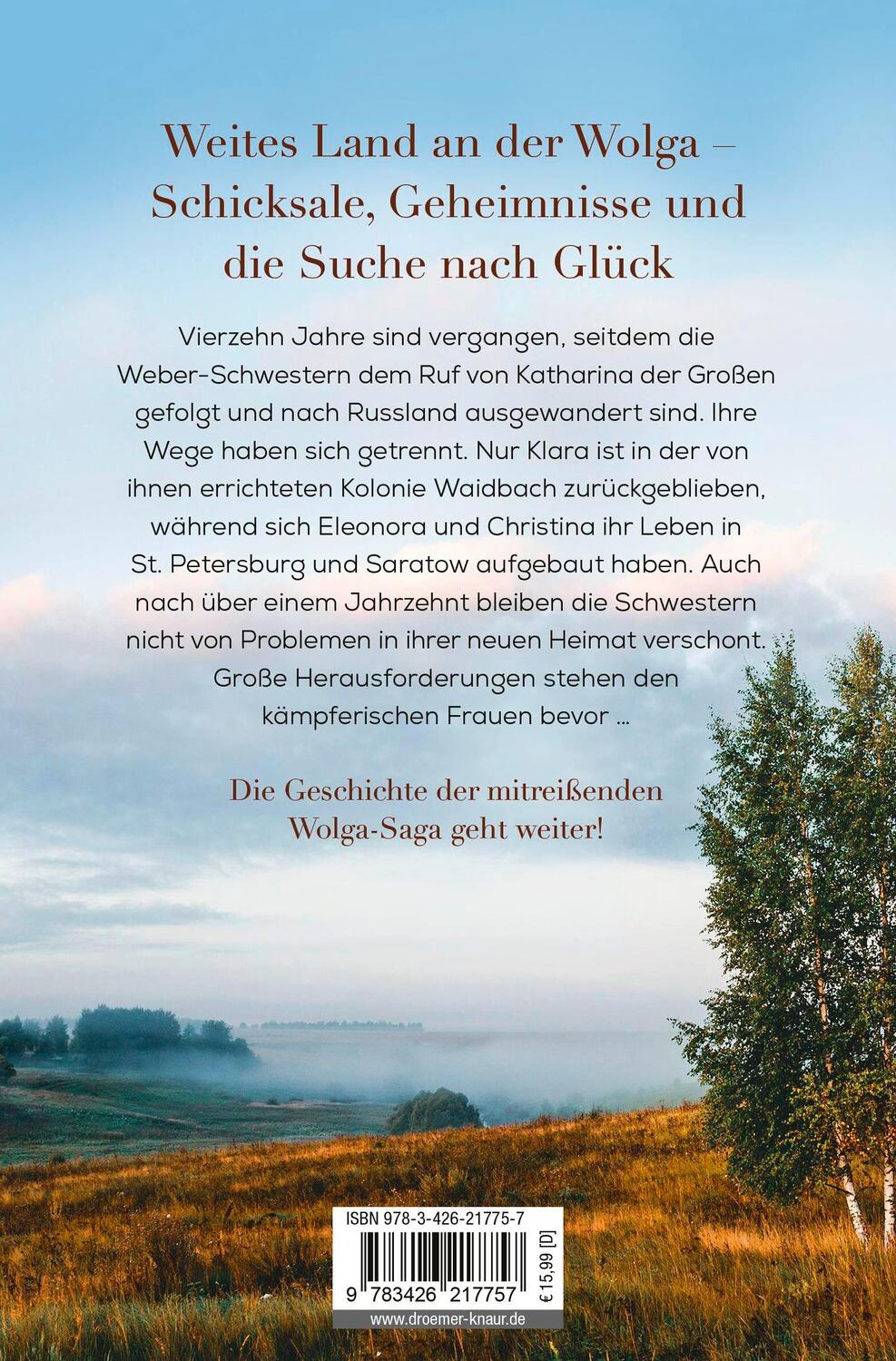 Rückseite: 9783426217757 | Dunkle Wälder, ferne Sehnsucht | Martina Sahler | Taschenbuch | 352 S.