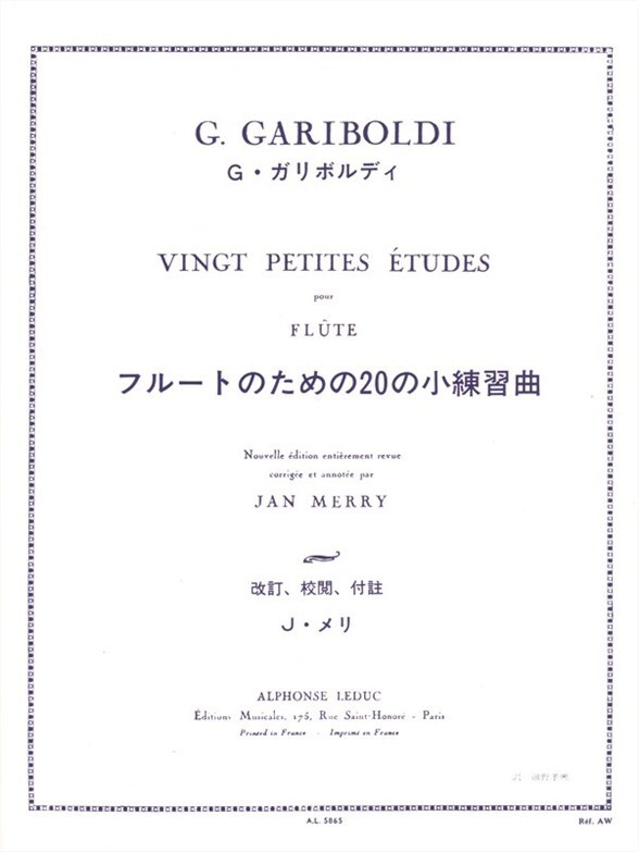 Cover: 9790046058653 | 20 Petites Etudes Opus 132 | 20 Small Etudes | Giuseppe Gariboldi