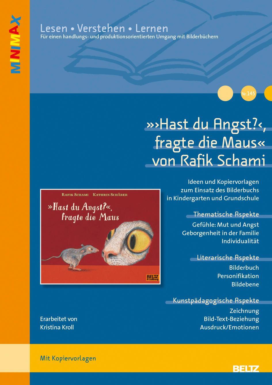 Cover: 9783407629838 | Hast du Angst?, fragte die Maus von Rafik Schami | Kristina Kroll