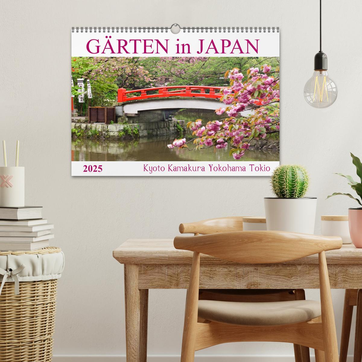 Bild: 9783383968211 | Gärten in Japan (Wandkalender 2025 DIN A3 quer), CALVENDO...