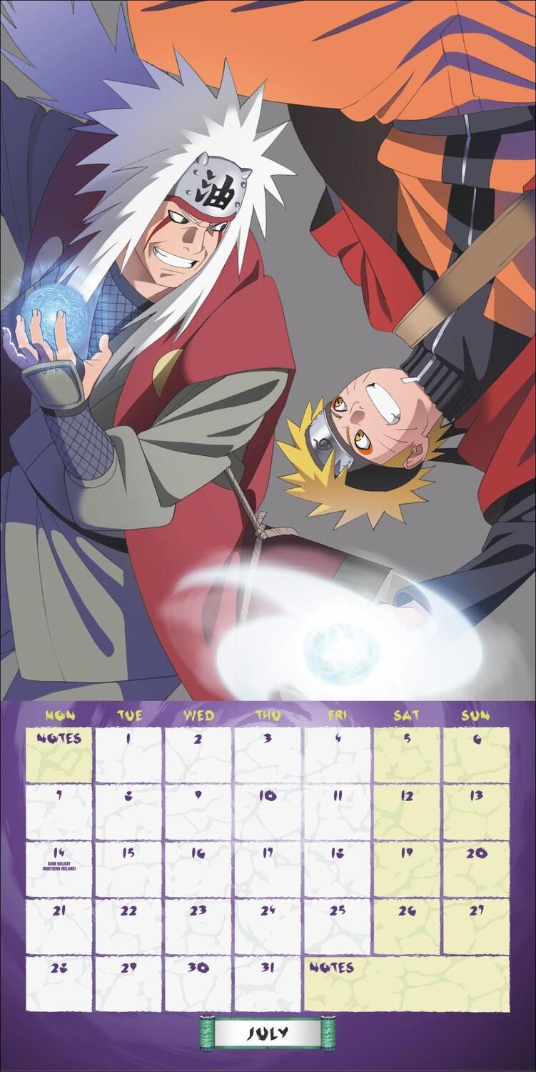 Bild: 9783840196812 | Naruto Broschurkalender 2025 | Kalender | Danilo | 28 S. | Englisch