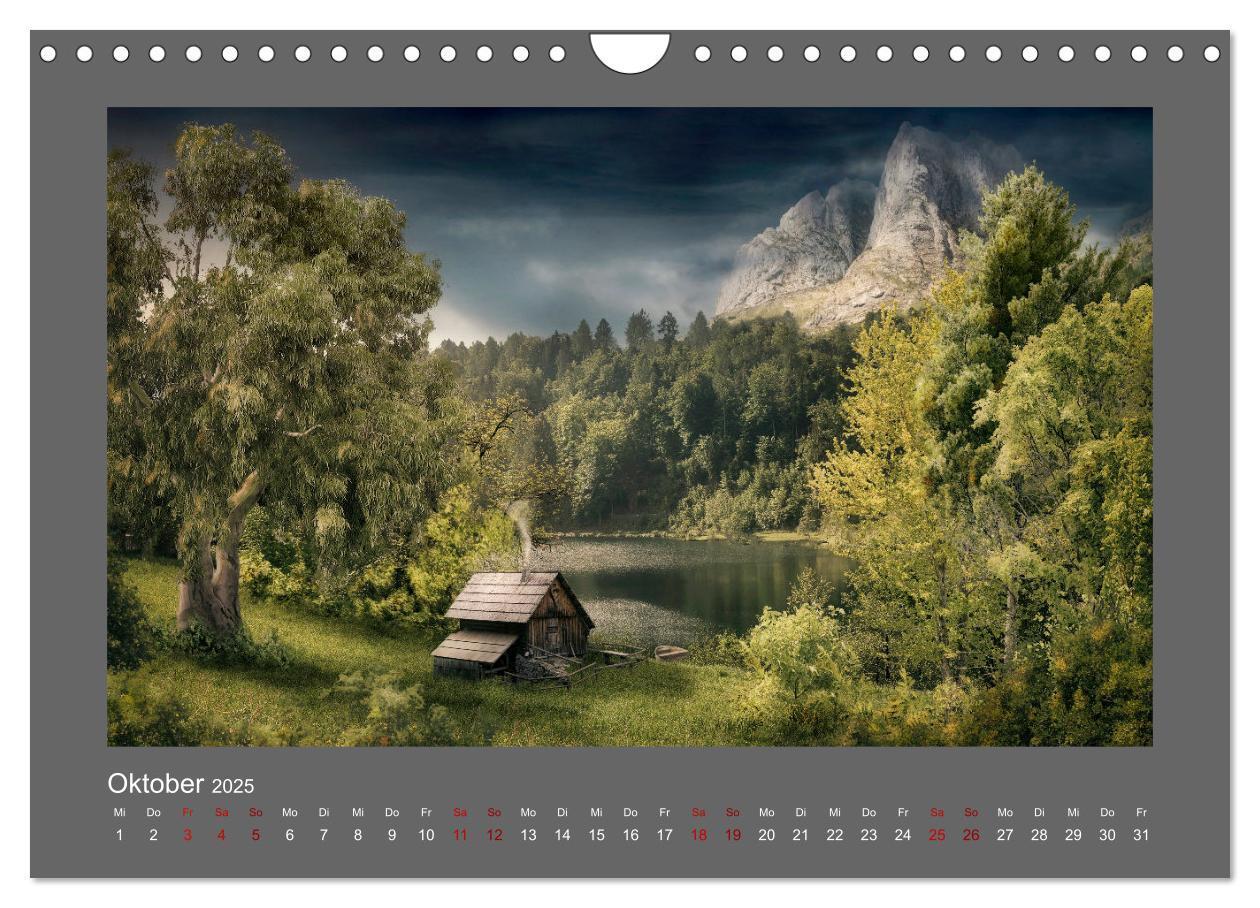 Bild: 9783383988608 | Vom Zauber der Einsamkeit (Wandkalender 2025 DIN A4 quer), CALVENDO...