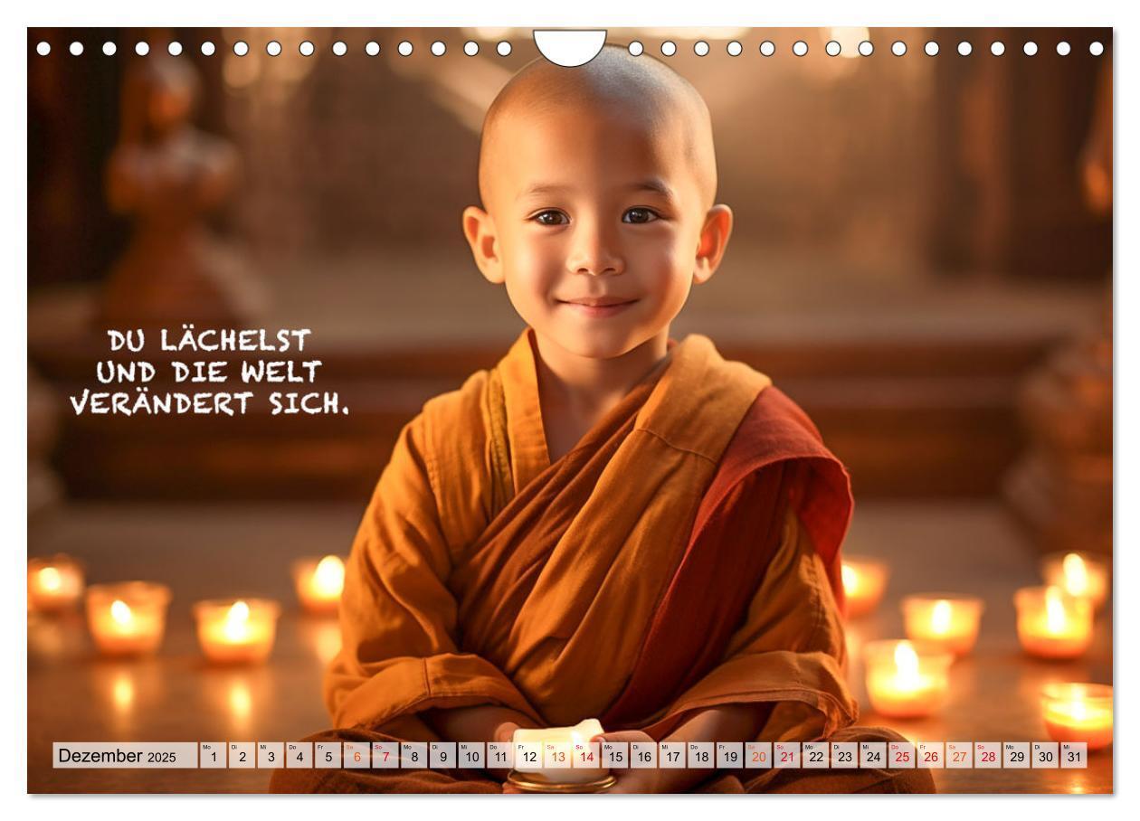 Bild: 9783383775000 | Buddhistische Sprüche (Wandkalender 2025 DIN A4 quer), CALVENDO...