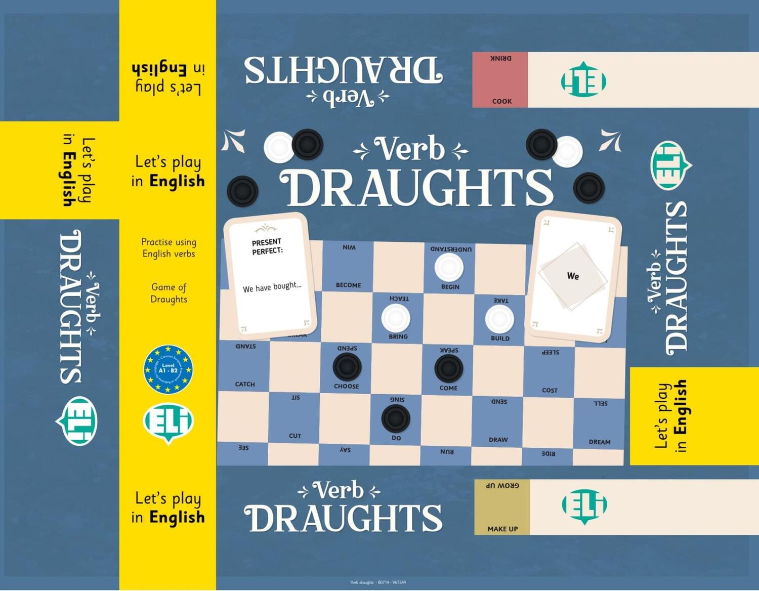 Cover: 9783125346376 | Verb draughts | Spiel | Michele Lenzerini | Spiel | Deutsch | 2023