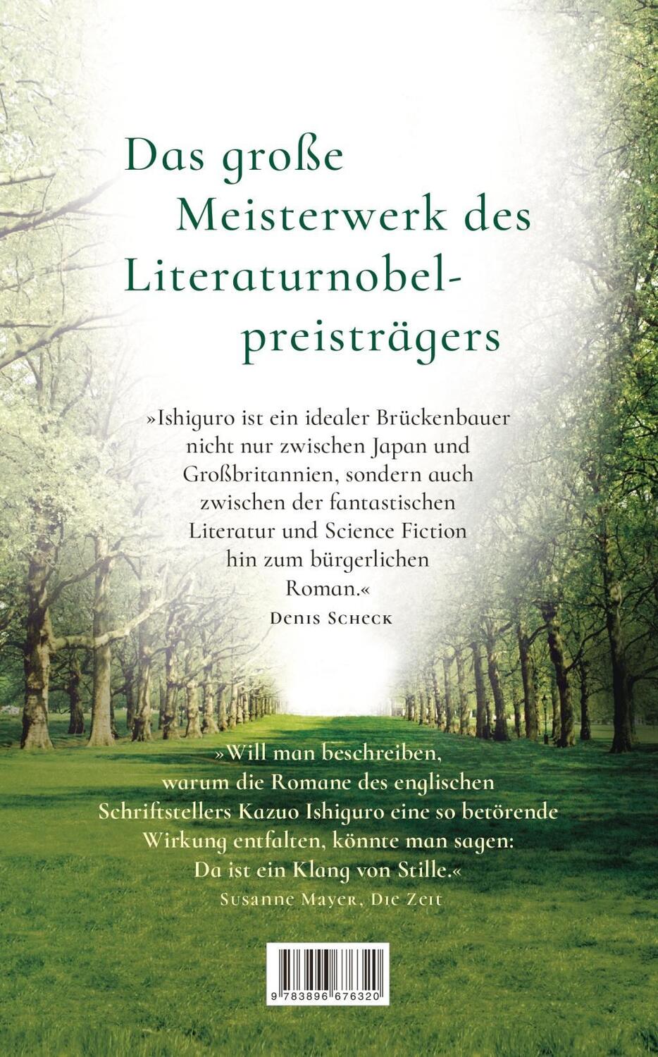 Bild: 9783896676320 | Alles, was wir geben mussten | Kazuo Ishiguro | Buch | Deutsch | 2017