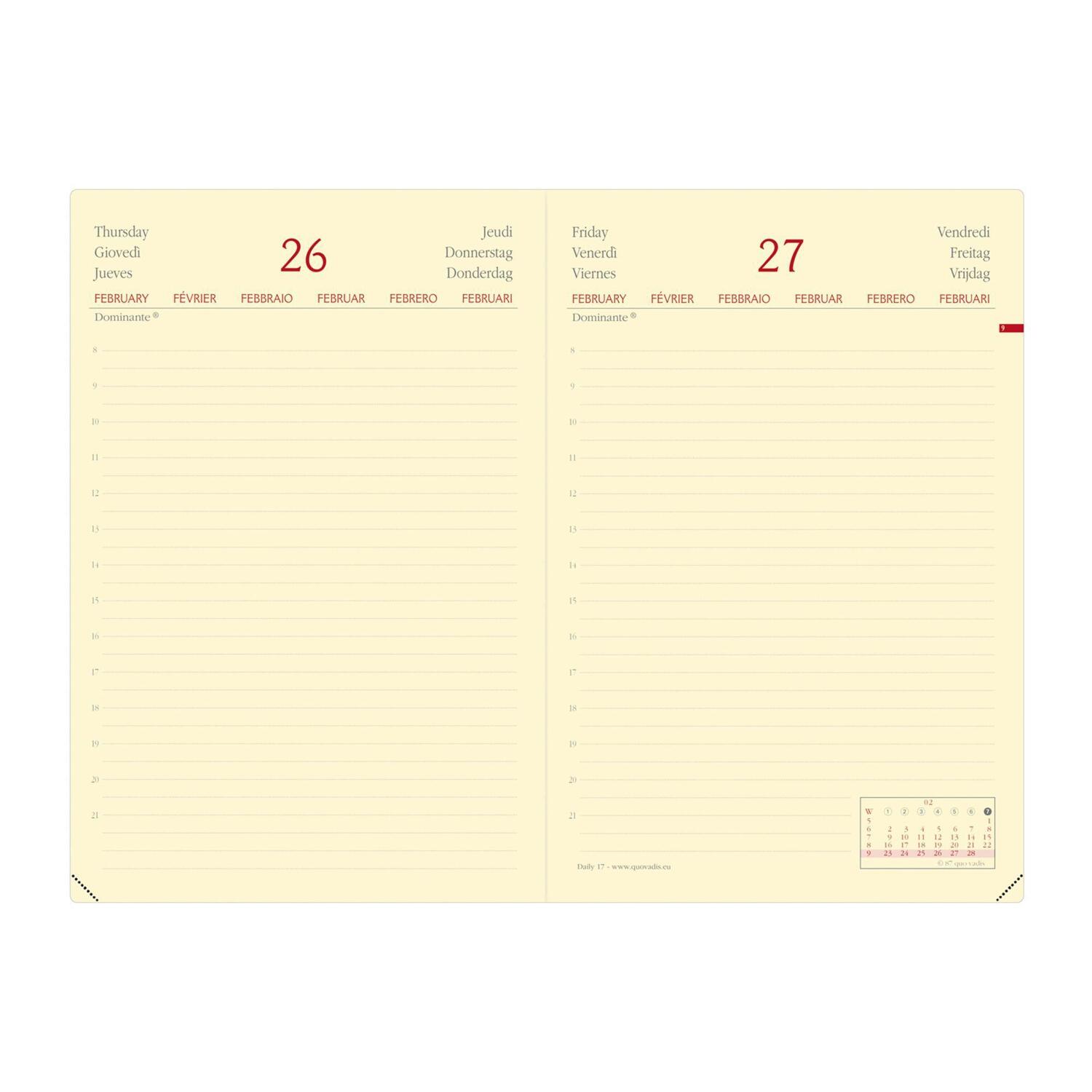 Bild: 3371010486946 | Daily 17 Silk rot 2025 | Kalender im Schreibtischformat | Quo Vadis