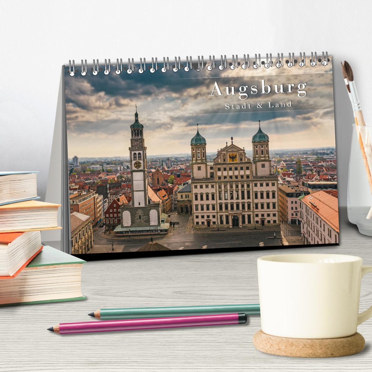 Bild: 9783383931154 | Augsburg - Stadt und Land (Tischkalender 2025 DIN A5 quer),...