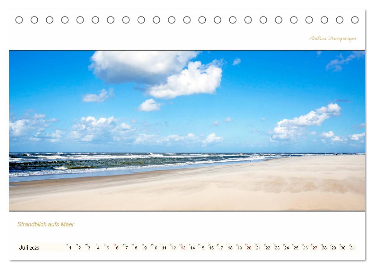 Bild: 9783435246656 | NORDERNEY PANORAMA (Tischkalender 2025 DIN A5 quer), CALVENDO...