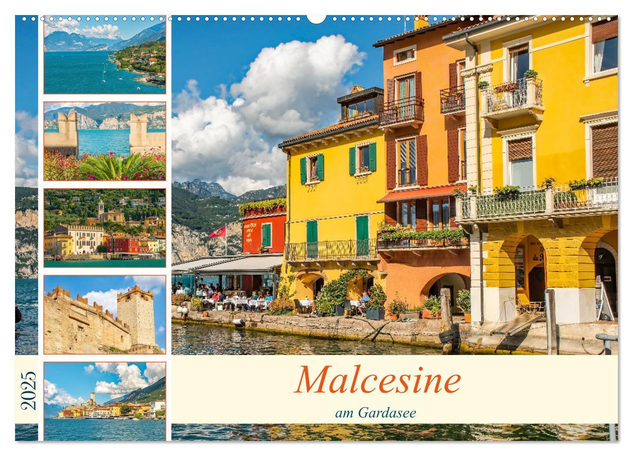 Cover: 9783435013401 | Malcesine am Gardasee (Wandkalender 2025 DIN A2 quer), CALVENDO...