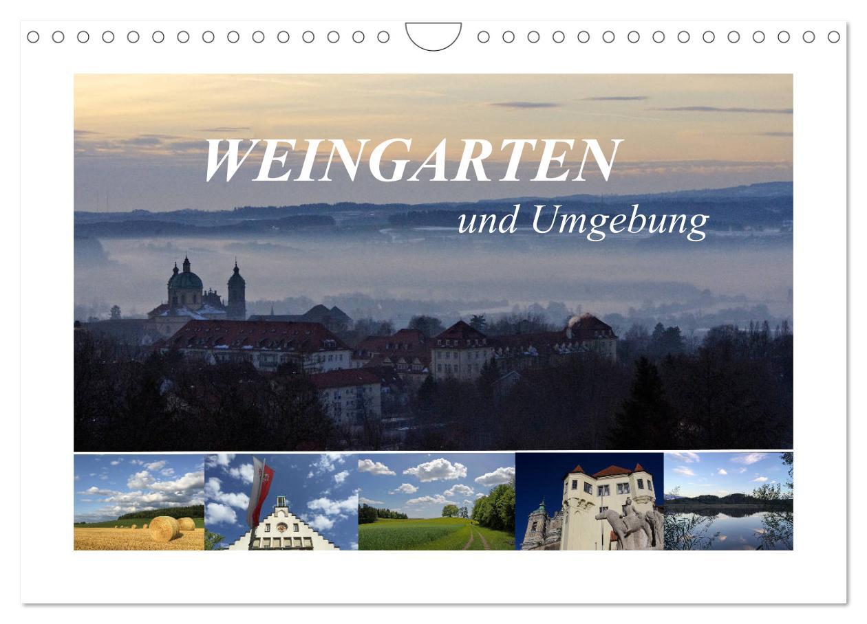 Cover: 9783435557103 | Weingarten und Umgebung 2025 (Wandkalender 2025 DIN A4 quer),...