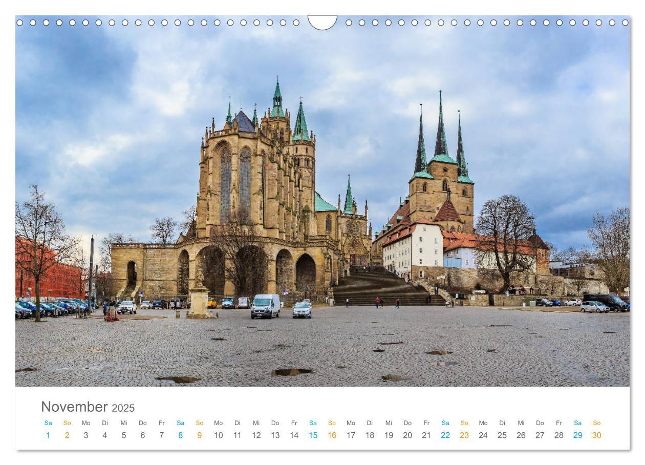 Bild: 9783435321179 | Erfurt - Stadt der Türme (Wandkalender 2025 DIN A3 quer), CALVENDO...