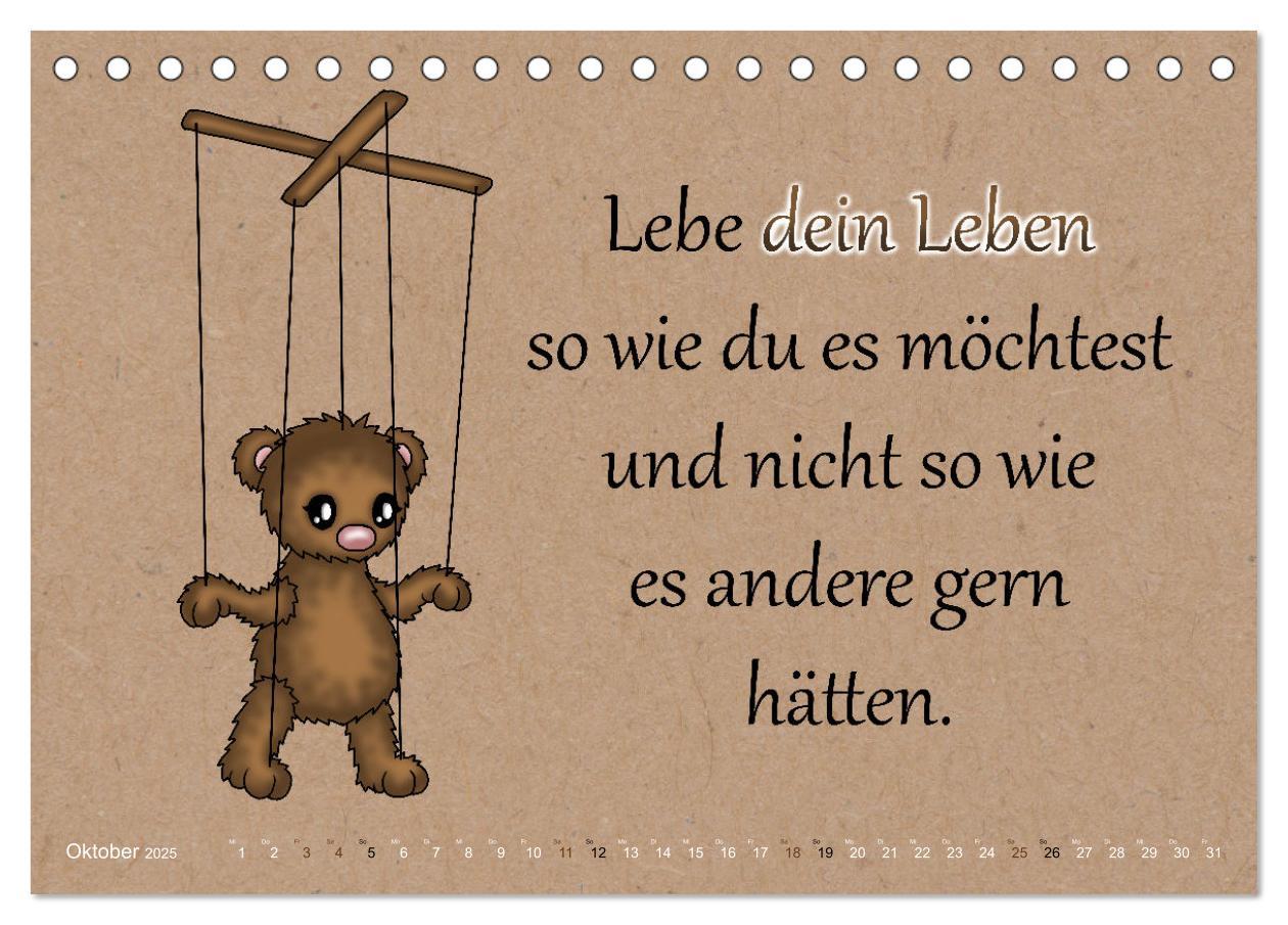 Bild: 9783435049929 | Motiviert durchs Leben (Tischkalender 2025 DIN A5 quer), CALVENDO...