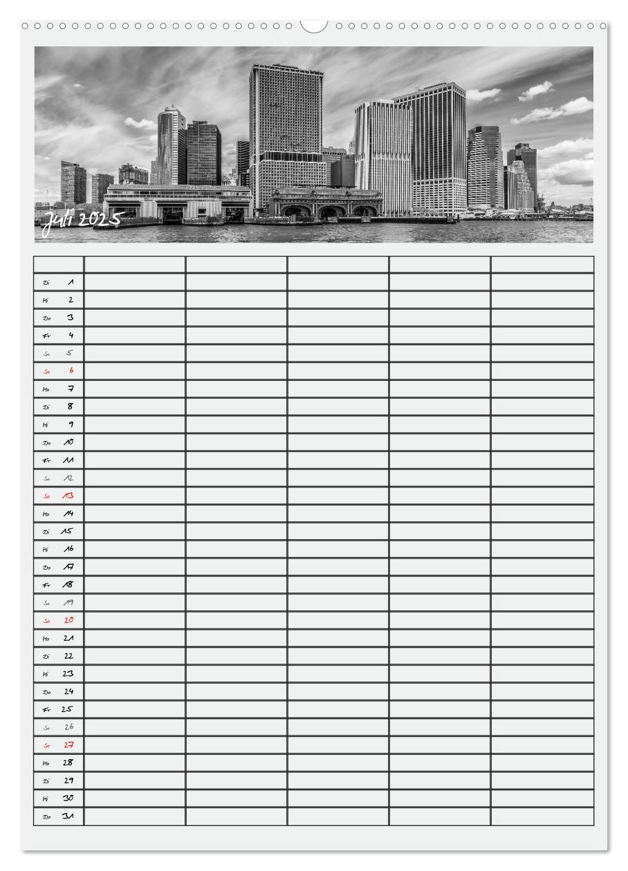 Bild: 9783457078457 | NEW YORK CITY Teamplaner (Wandkalender 2025 DIN A2 hoch), CALVENDO...