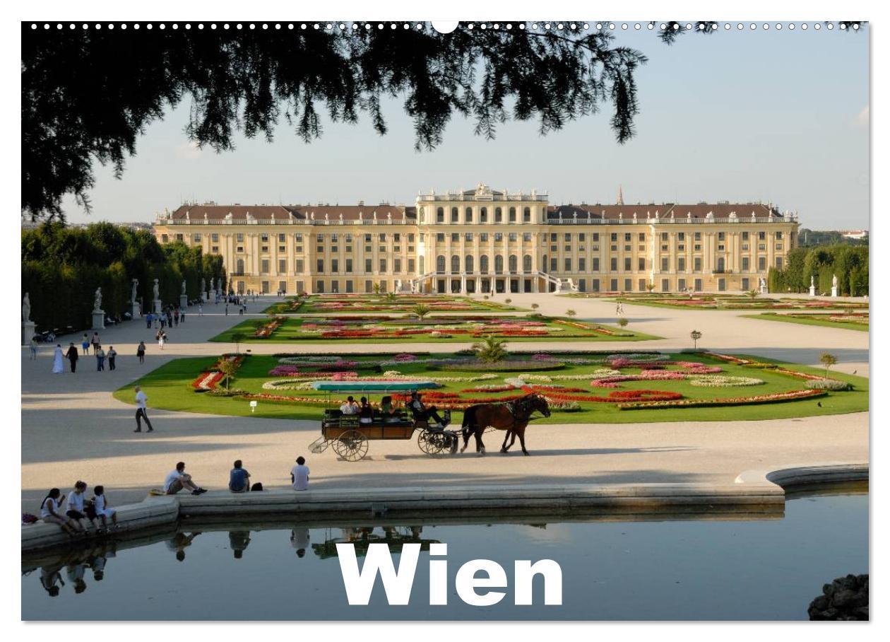 Cover: 9783435828876 | Wien (Wandkalender 2025 DIN A2 quer), CALVENDO Monatskalender | Strutz