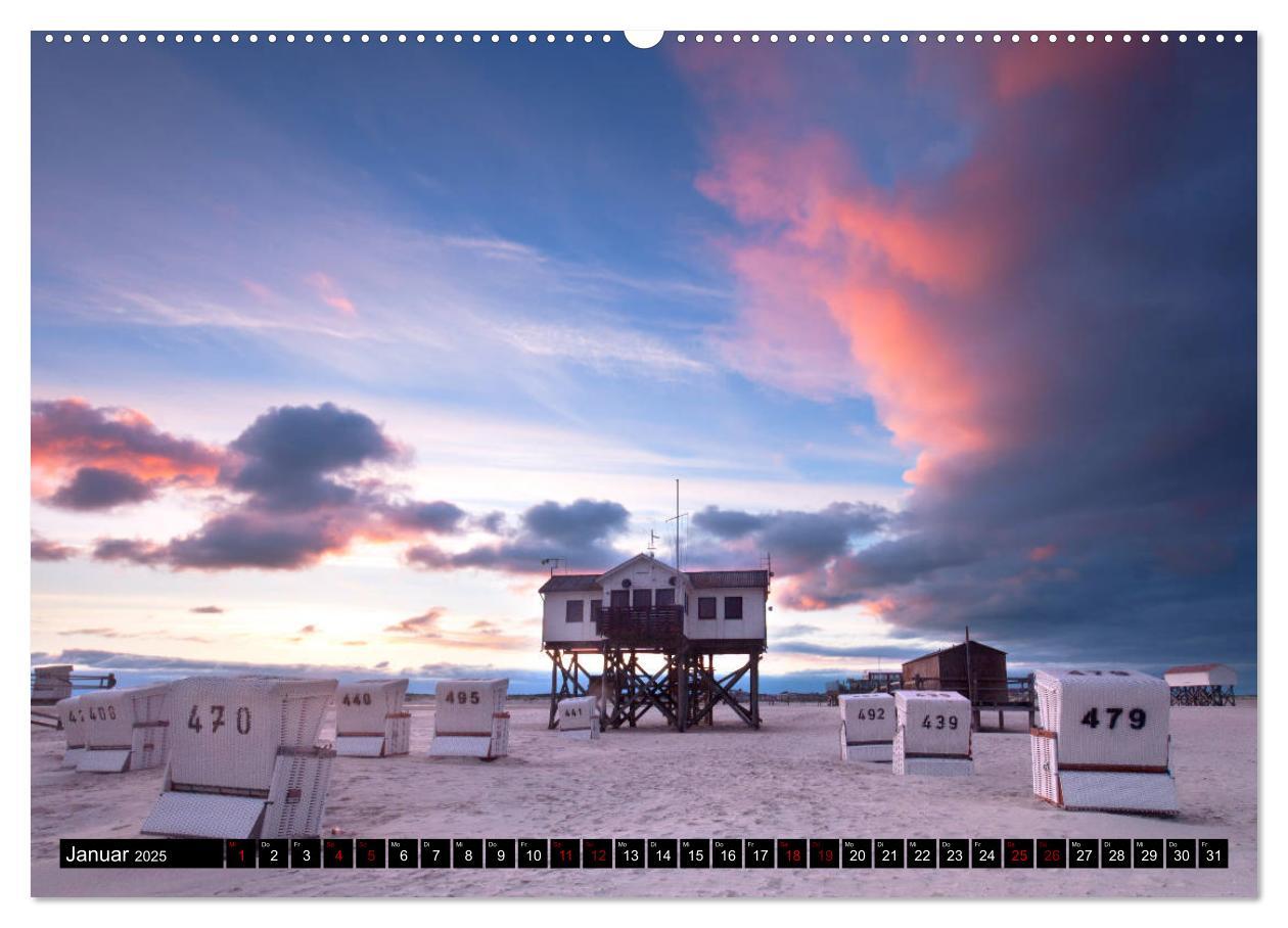 Bild: 9783435218455 | Sankt Peter Ording Sandstrand (Wandkalender 2025 DIN A2 quer),...