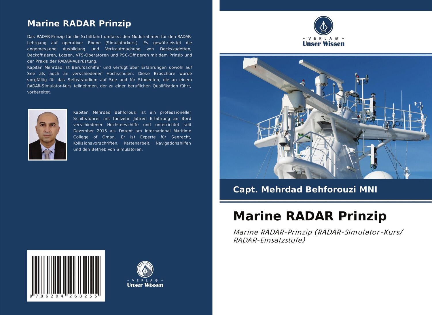 Cover: 9786204268255 | Marine RADAR Prinzip | Capt. Mehrdad Behforouzi MNI | Taschenbuch