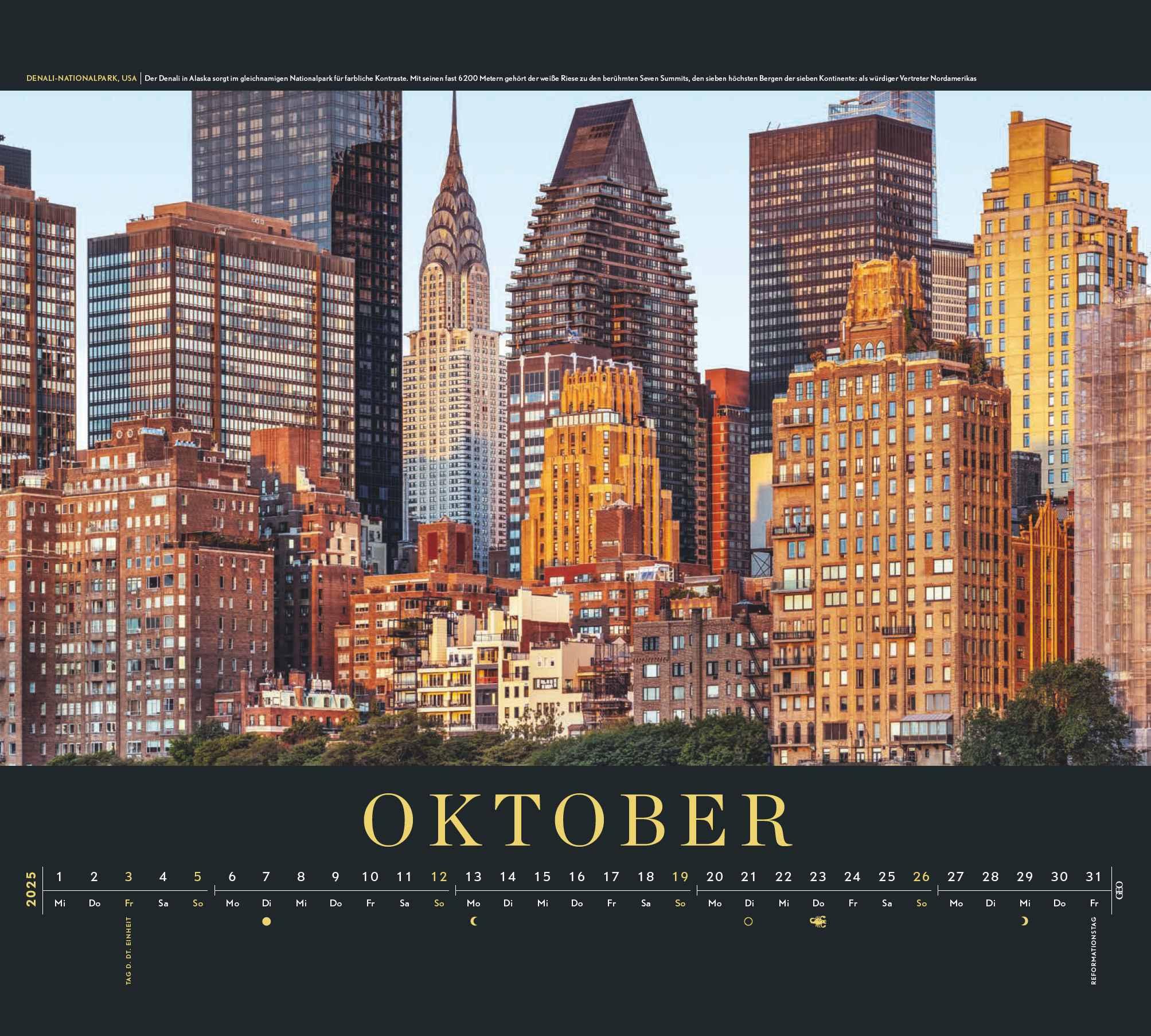 Bild: 4002725988805 | GEO New York 2025 - Wand-Kalender - Reise-Kalender -...