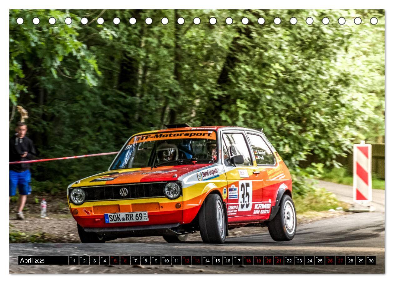 Bild: 9783435399383 | SCHNELL! AUTHENTISCH! MITTENDRIN! - RALLYE! (Tischkalender 2025 DIN...