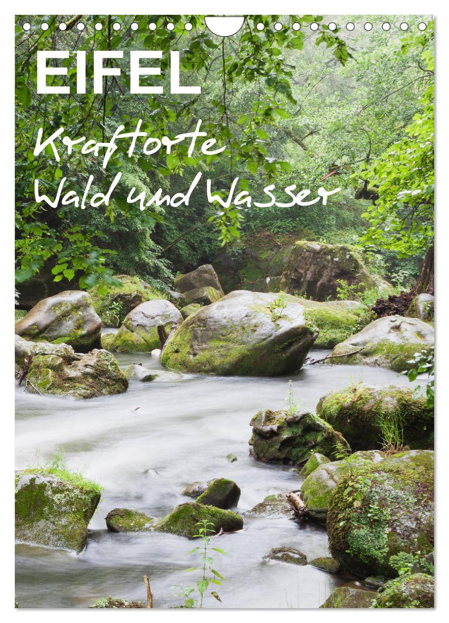 Cover: 9783435945481 | EIFEL - Kraftorte Wald und Wasser (Wandkalender 2025 DIN A4 hoch),...