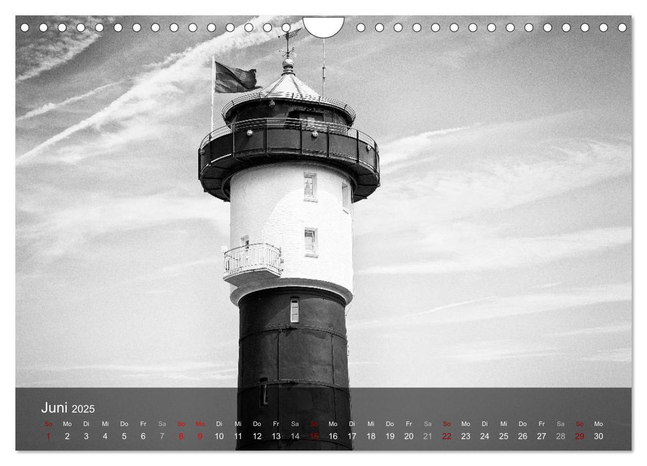 Bild: 9783435379095 | Wangerooge Noir (Wandkalender 2025 DIN A4 quer), CALVENDO...