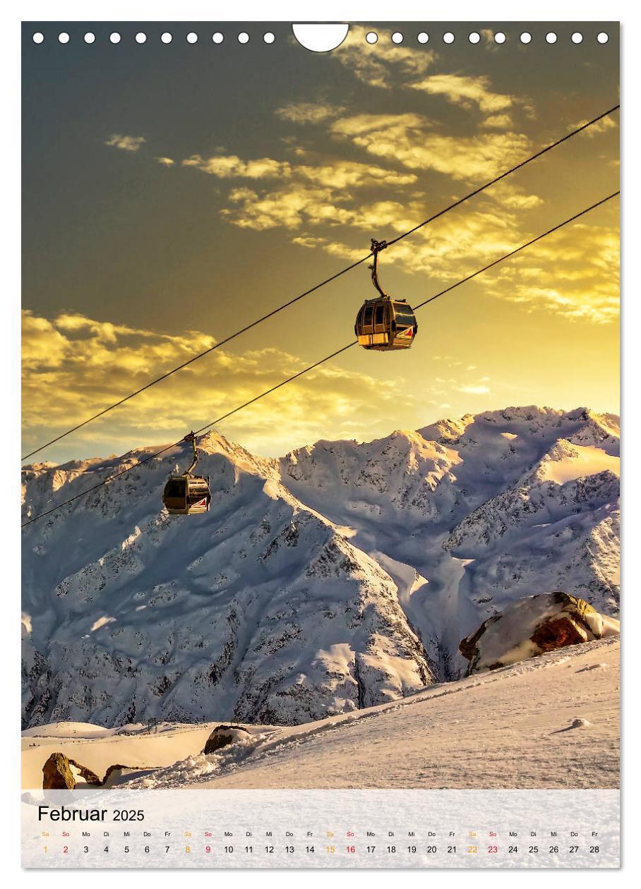 Bild: 9783435945863 | Nervenkitzel Seilbahn (Wandkalender 2025 DIN A4 hoch), CALVENDO...