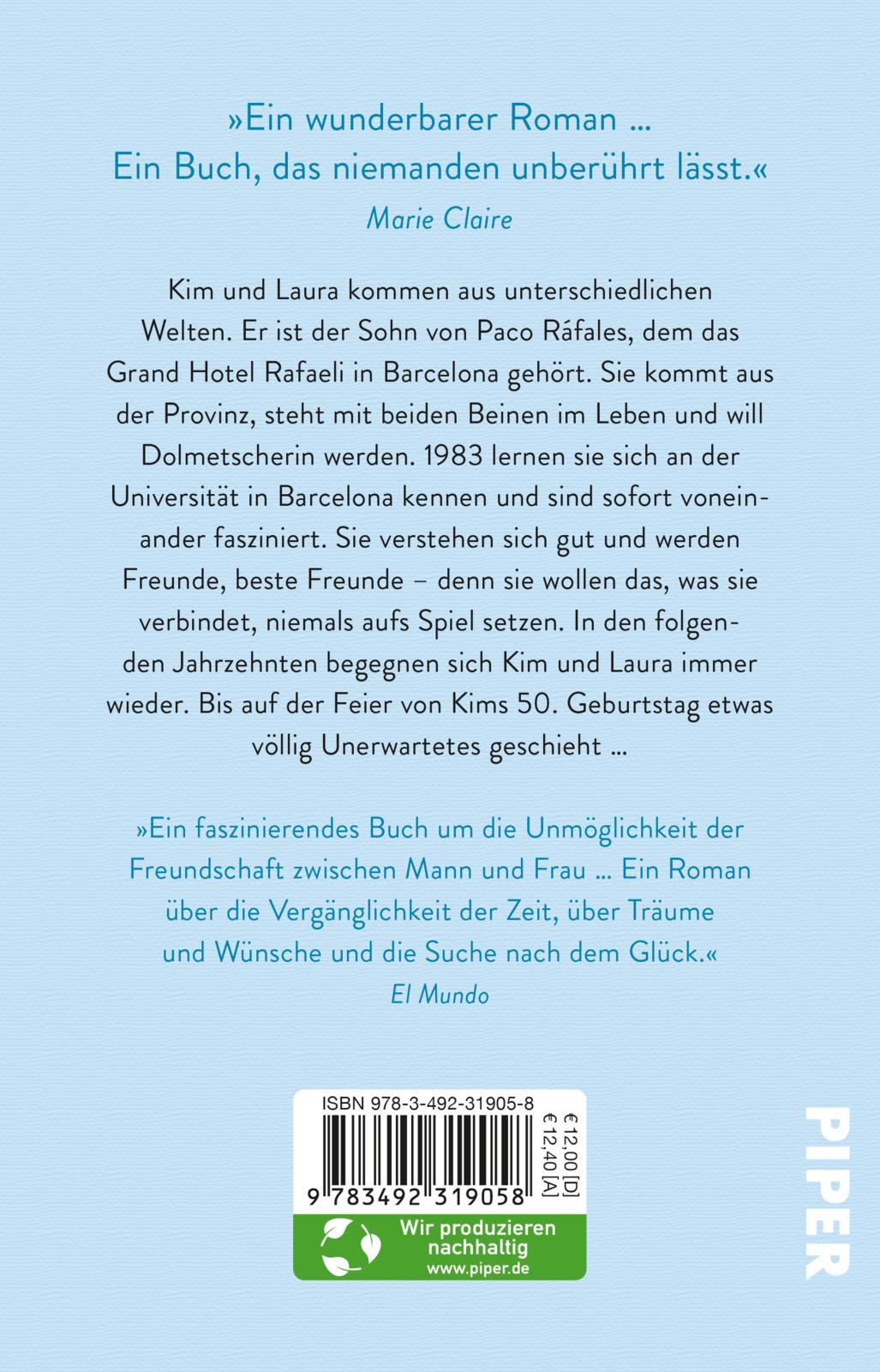 Rückseite: 9783492319058 | Der Mann meines Lebens | Xavier Bosch | Taschenbuch | 464 S. | Deutsch