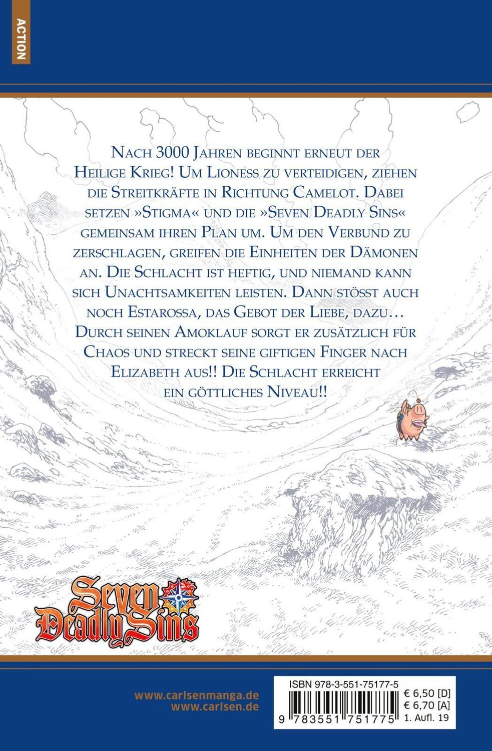 Rückseite: 9783551751775 | Seven Deadly Sins 32 | Mittelalterliche Fantasy-Action mit Witz | Buch