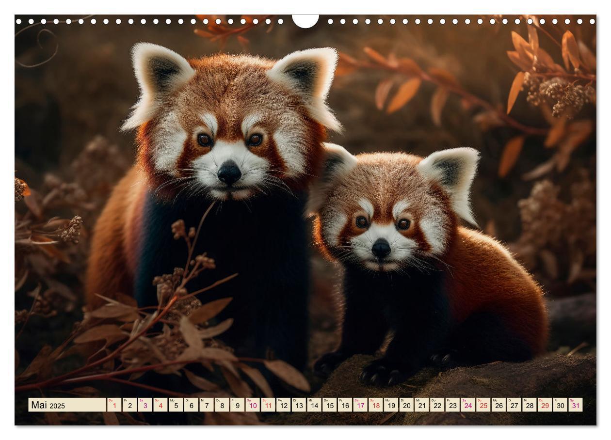 Bild: 9783383905131 | Roter Panda - gefährdeter Katzenbär (Wandkalender 2025 DIN A3...