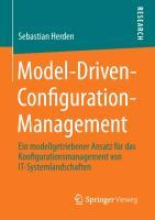 Cover: 9783658011062 | Model-Driven-Configuration-Management | Sebastian Herden | Taschenbuch