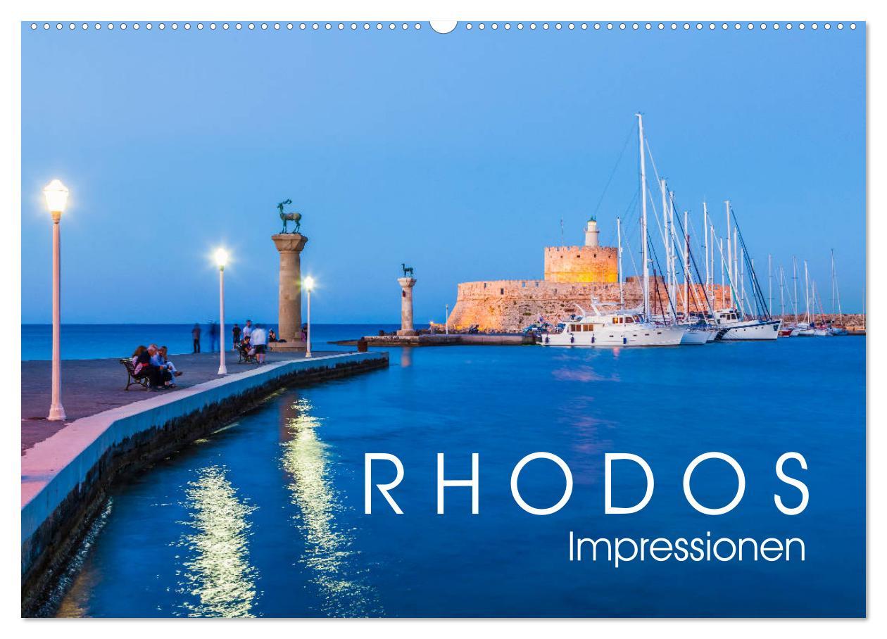 Cover: 9783435399888 | RHODOS Impressionen (Wandkalender 2025 DIN A2 quer), CALVENDO...