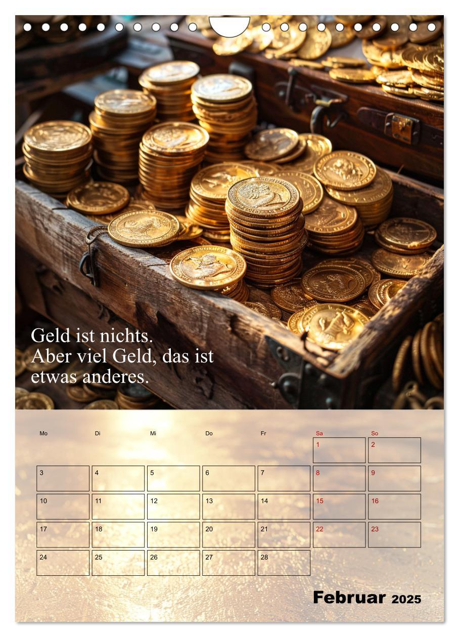 Bild: 9783435820276 | Der Geld-Anlock-Kalender (Wandkalender 2025 DIN A4 hoch), CALVENDO...