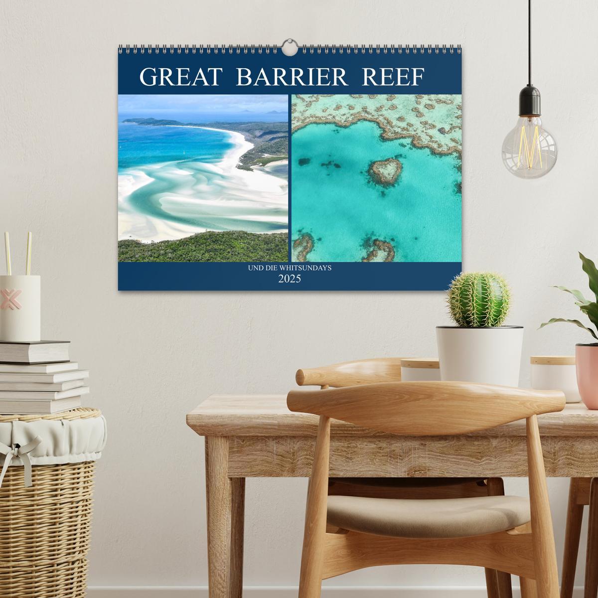 Bild: 9783435189007 | Great Barrier Reef und die Whitsundays (Wandkalender 2025 DIN A3...