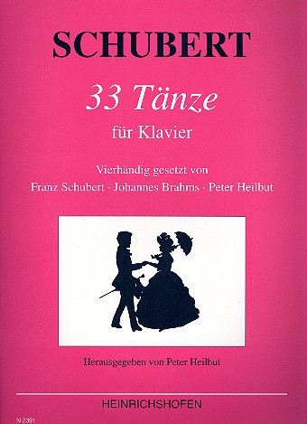 Cover: 9790204423910 | 33 Tänze für Klavier zu 4 Händen | Franz Schubert | Buch