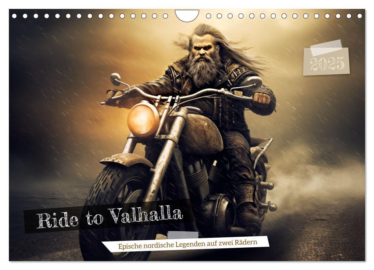 Cover: 9783383859052 | Ride to Valhalla (Wandkalender 2025 DIN A4 quer), CALVENDO...