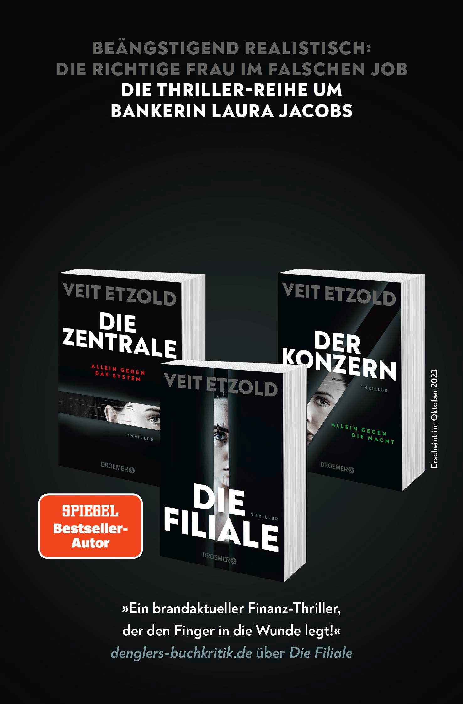 Bild: 9783426309278 | Die Zentrale | Veit Etzold | Taschenbuch | Die Laura-Jacobs-Reihe