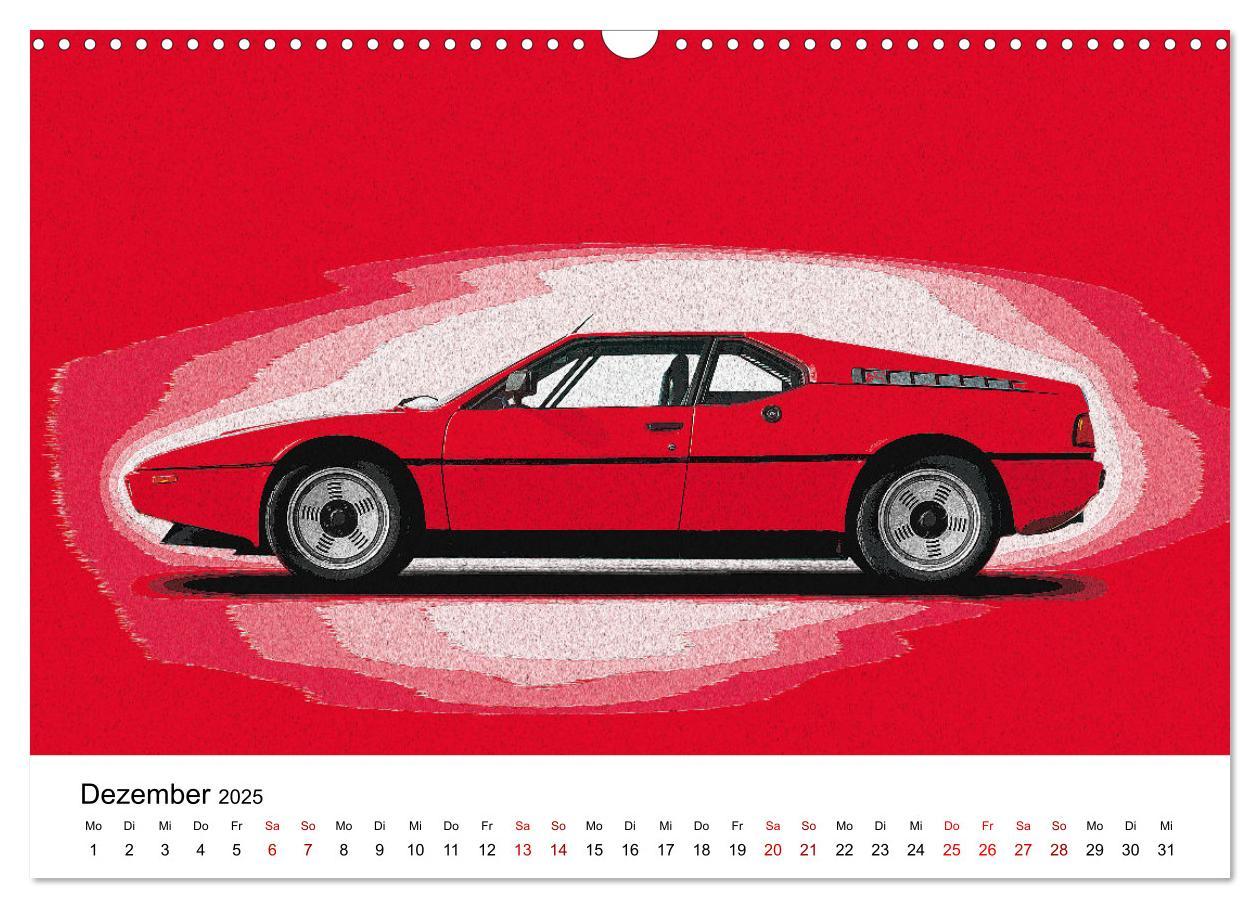 Bild: 9783457230312 | Car Art Edition Sportwagenlegenden (Wandkalender 2025 DIN A3 quer),...