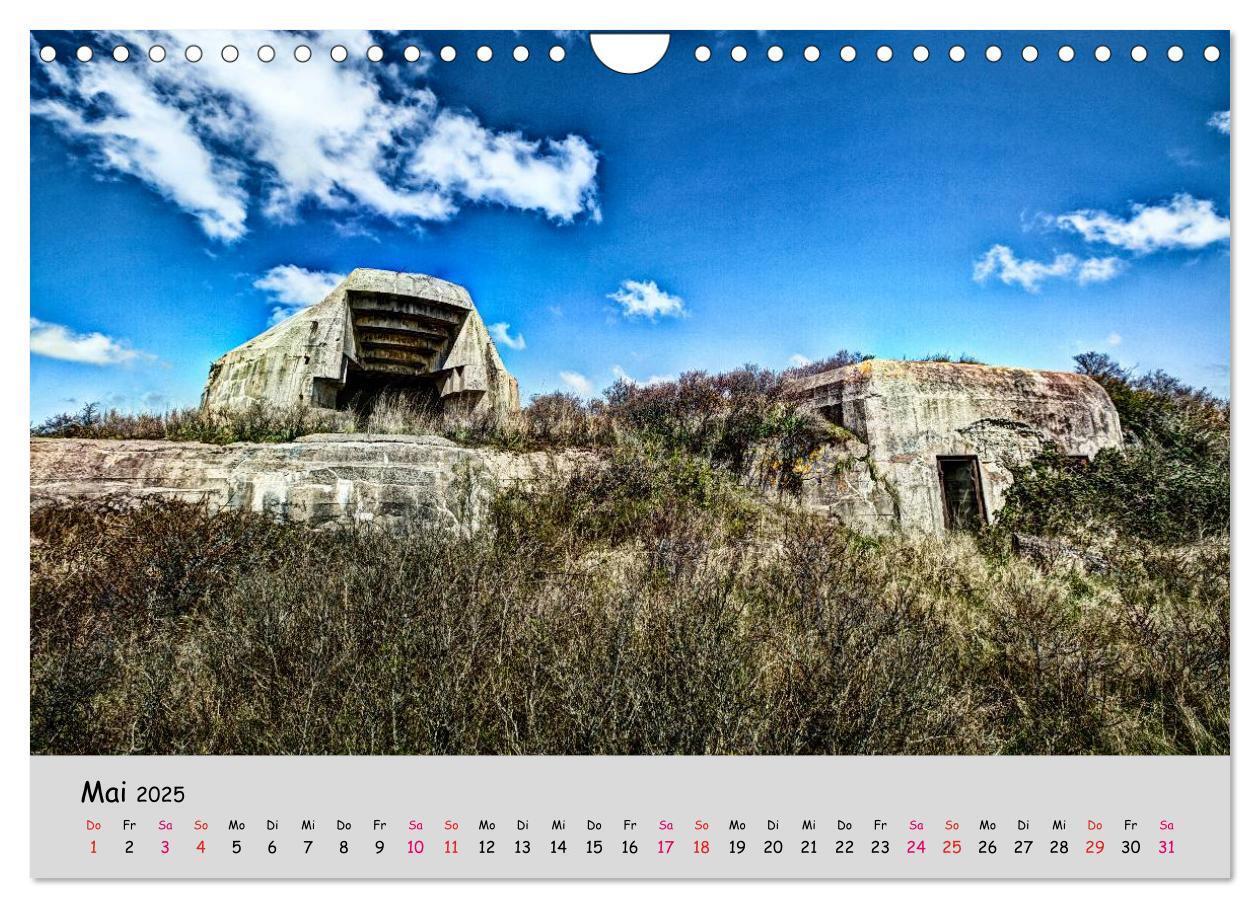 Bild: 9783435646029 | Bunker Zeitzeugen der Geschichte (Wandkalender 2025 DIN A4 quer),...