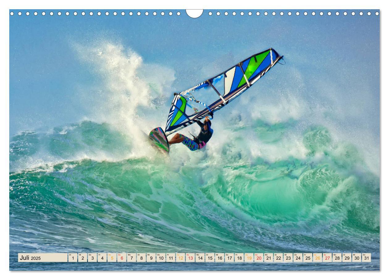 Bild: 9783435272242 | Windsurfing - extrem cool (Wandkalender 2025 DIN A3 quer), CALVENDO...