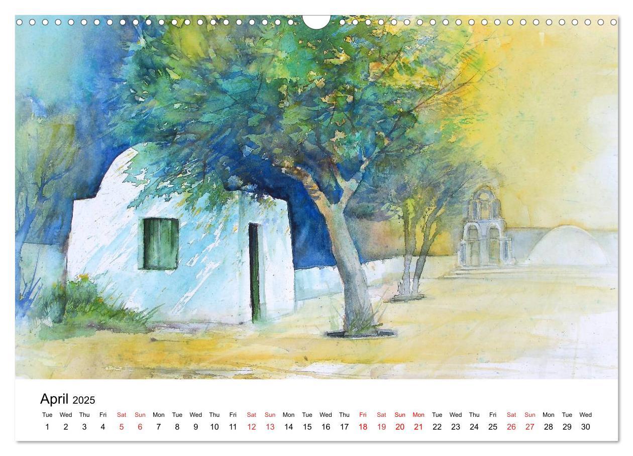 Bild: 9781325999187 | WATERCOLOR IMPRESSIONS (Wall Calendar 2025 DIN A3 landscape),...