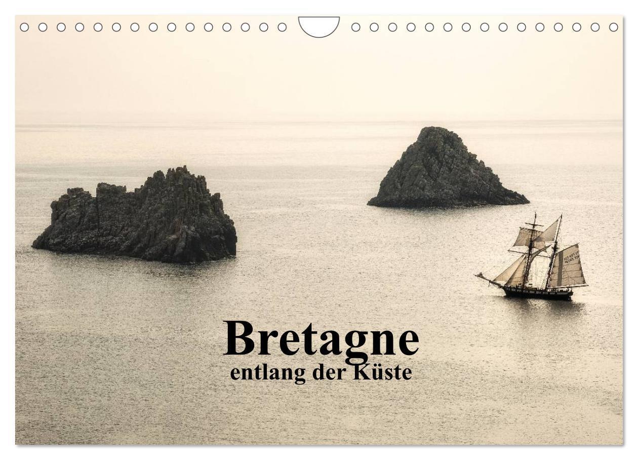 Cover: 9783435540921 | Bretagne entlang der Küste (Wandkalender 2025 DIN A4 quer),...