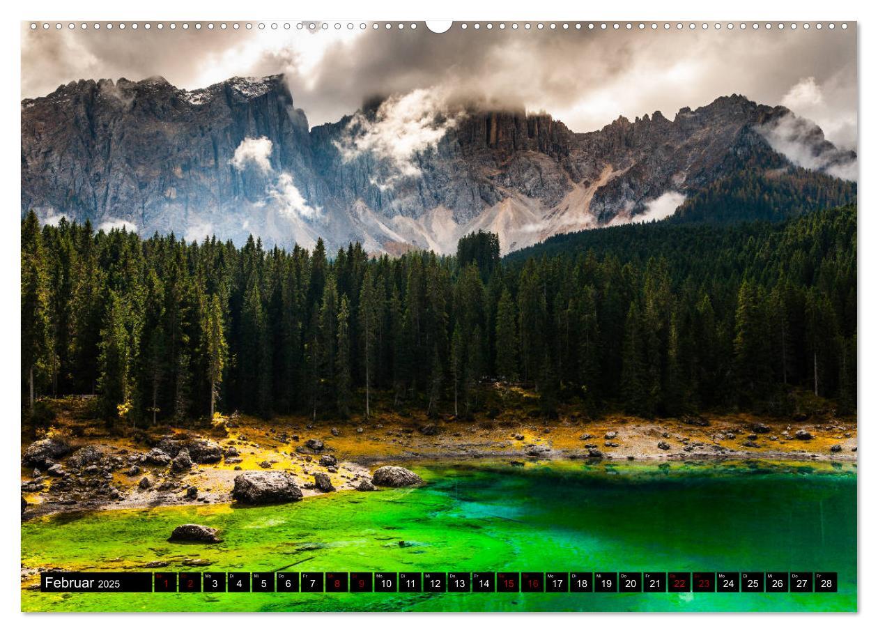 Bild: 9783435292578 | Bergseen in den Dolomiten (Wandkalender 2025 DIN A2 quer), CALVENDO...