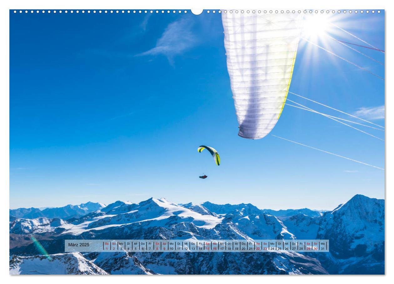 Bild: 9783435334179 | Paragliding - lautloses Schweben (hochwertiger Premium Wandkalender...