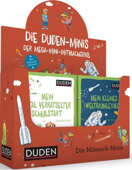 Cover: 9783411852956 | 32er Duden Minis (Box 5) | Der Mega-Mini-Mitmachspaß, Duden Minis