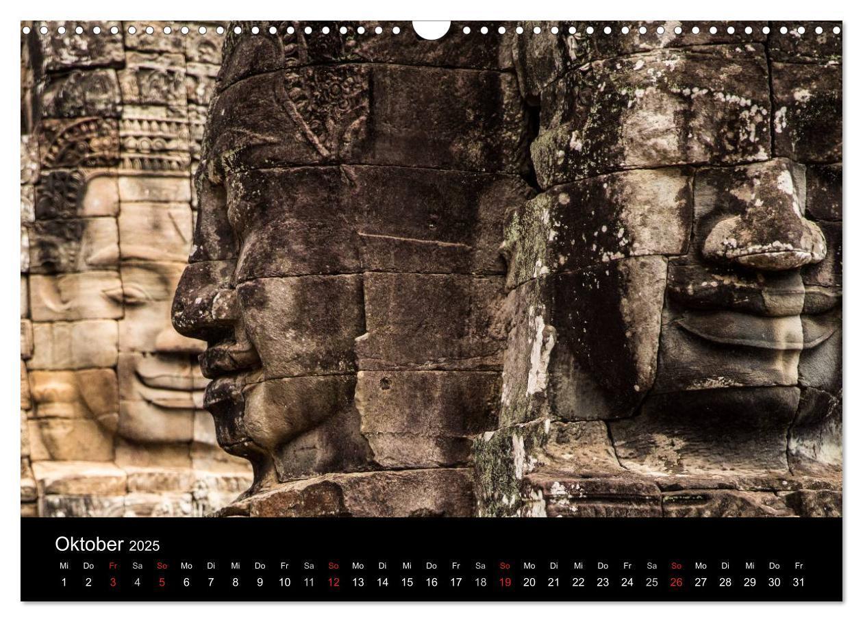 Bild: 9783435630745 | Tempel rund um Angkor Wat (Wandkalender 2025 DIN A3 quer), CALVENDO...