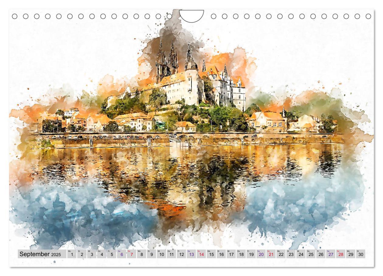 Bild: 9783435301928 | Malerisches Meißen (Wandkalender 2025 DIN A4 quer), CALVENDO...